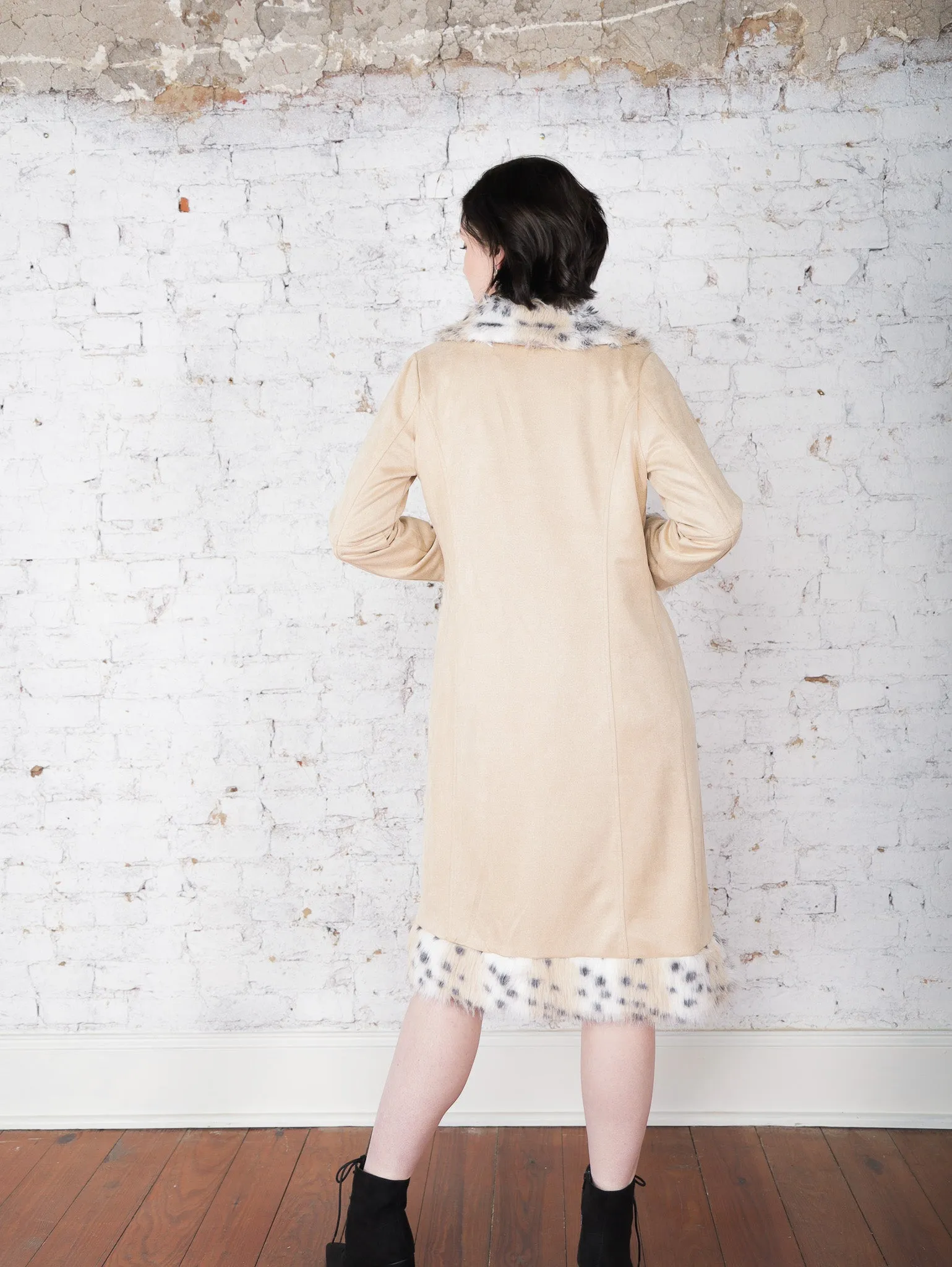 Bennie Suede Fur Coat
