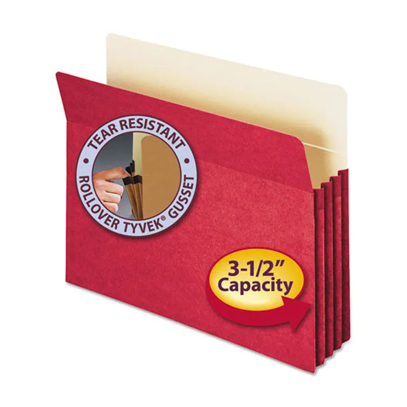 Colored Expanding File Pockets w/Tyvek
