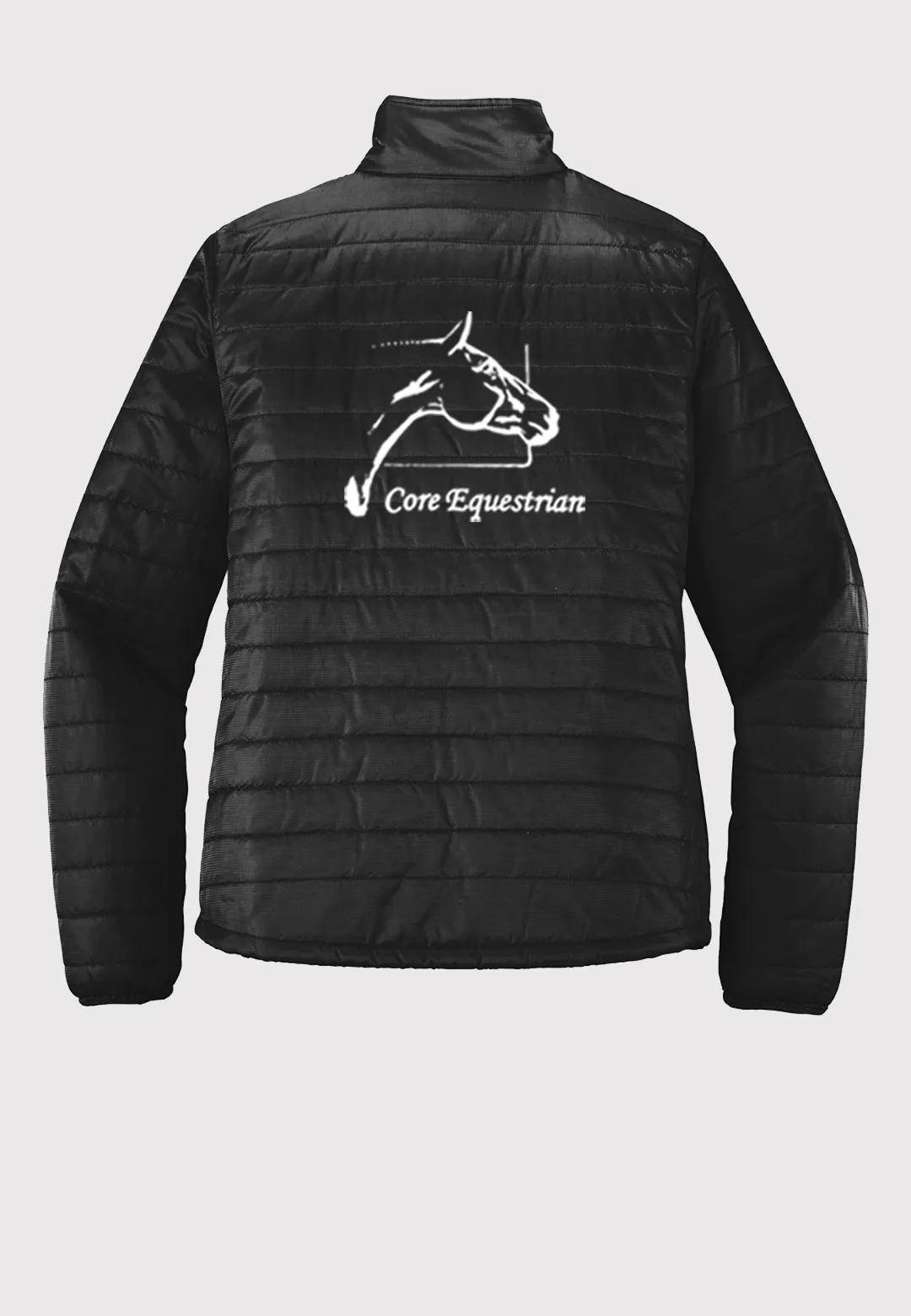 Core Equestrian Port Authority Ladies Packable Puffy Jacket
