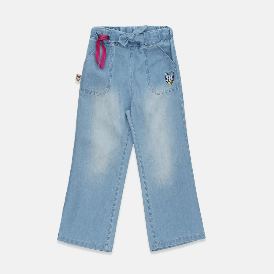Culottes/ Kulot Panjang Jeans Anak Perempuan Blue/ Daisy Girls Rule