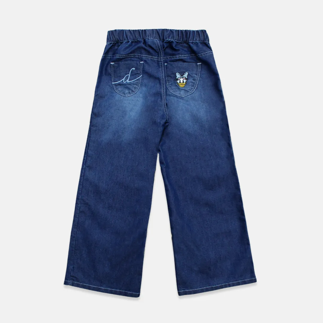 Denim Culottes/ Celana Jeans Kulot Anak Perempuan Blue/ Daisy Merry&Bright
