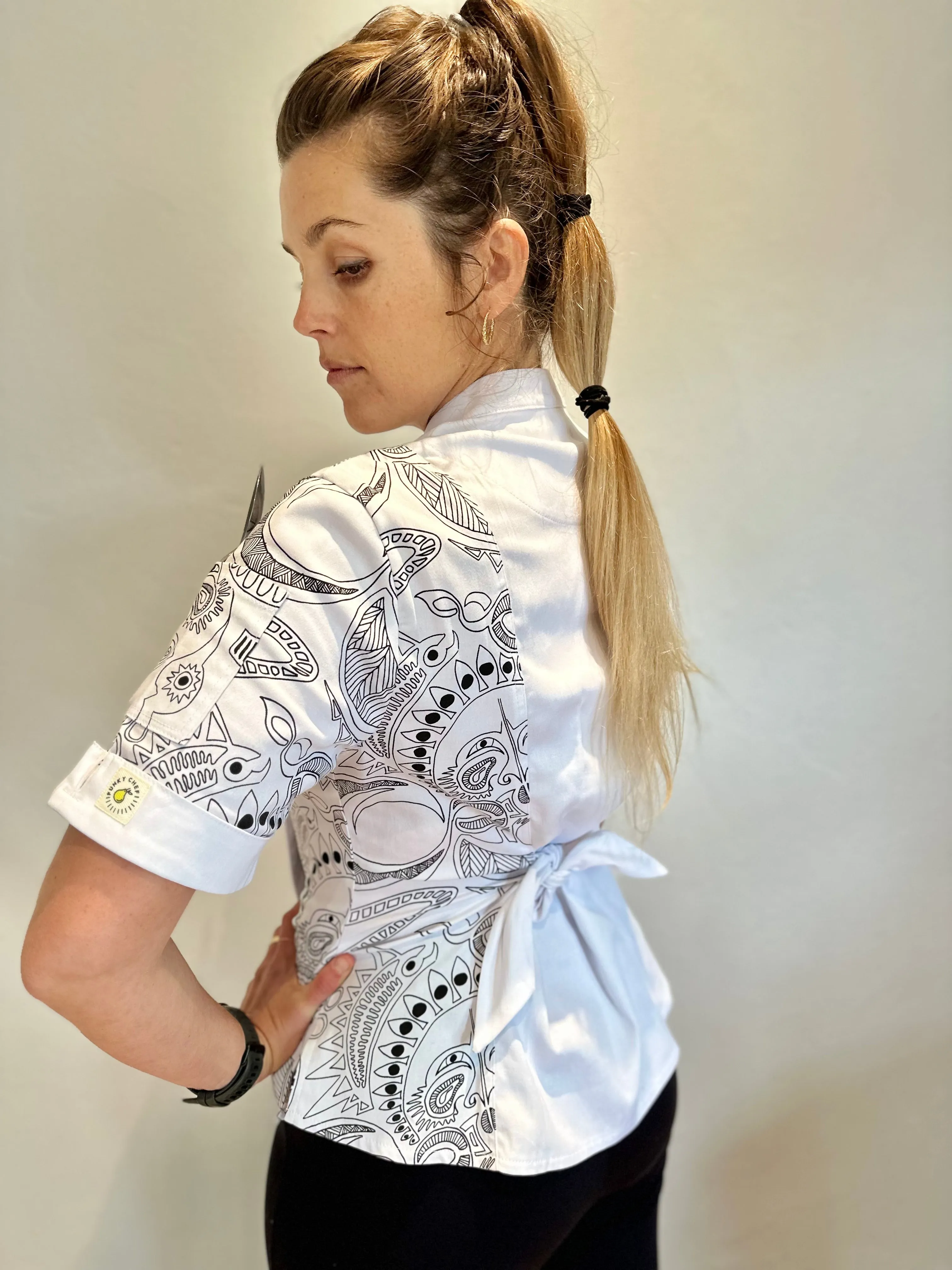 Koru Women's Fitted Chef Jacket