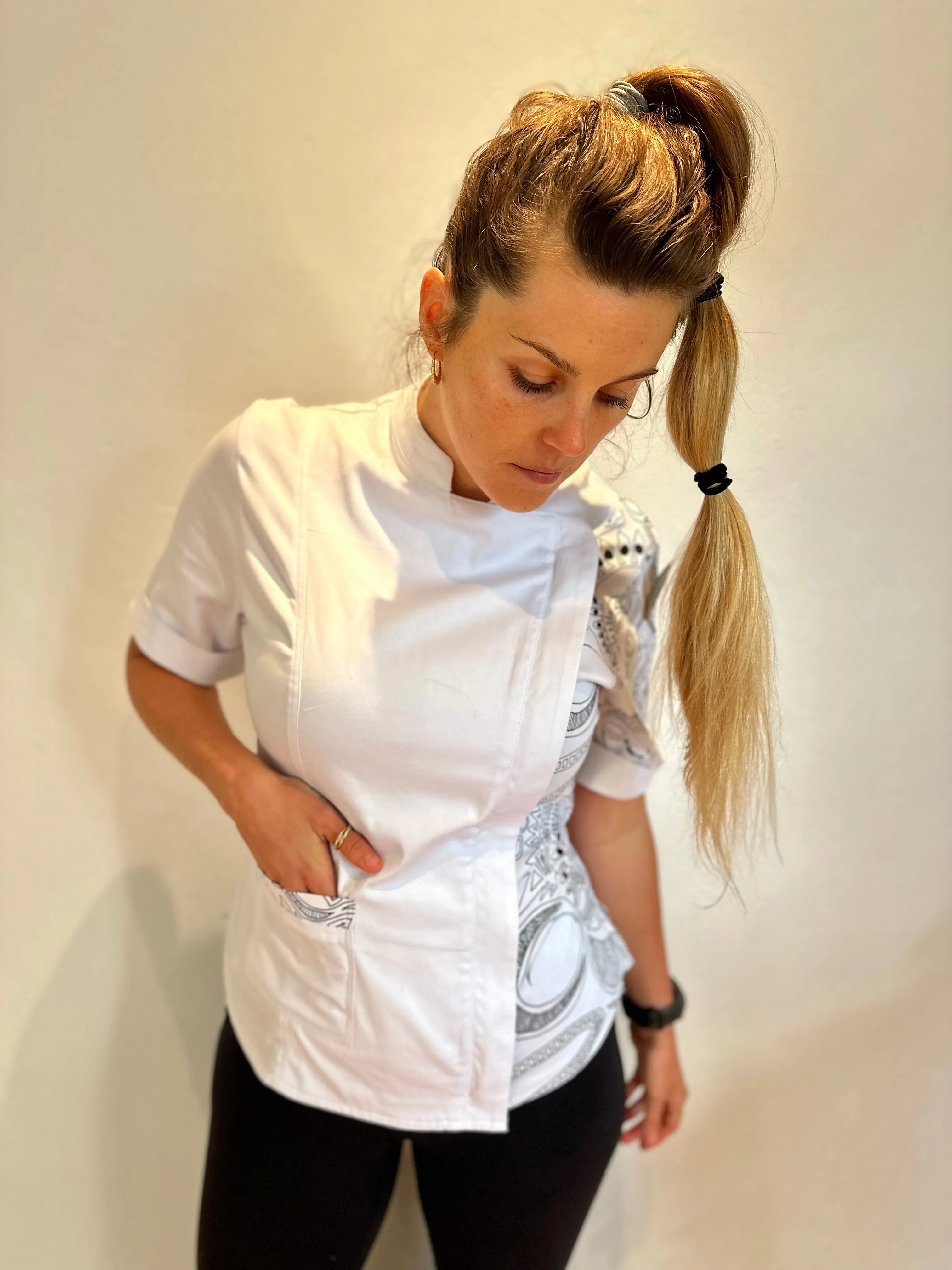 Koru Women's Fitted Chef Jacket