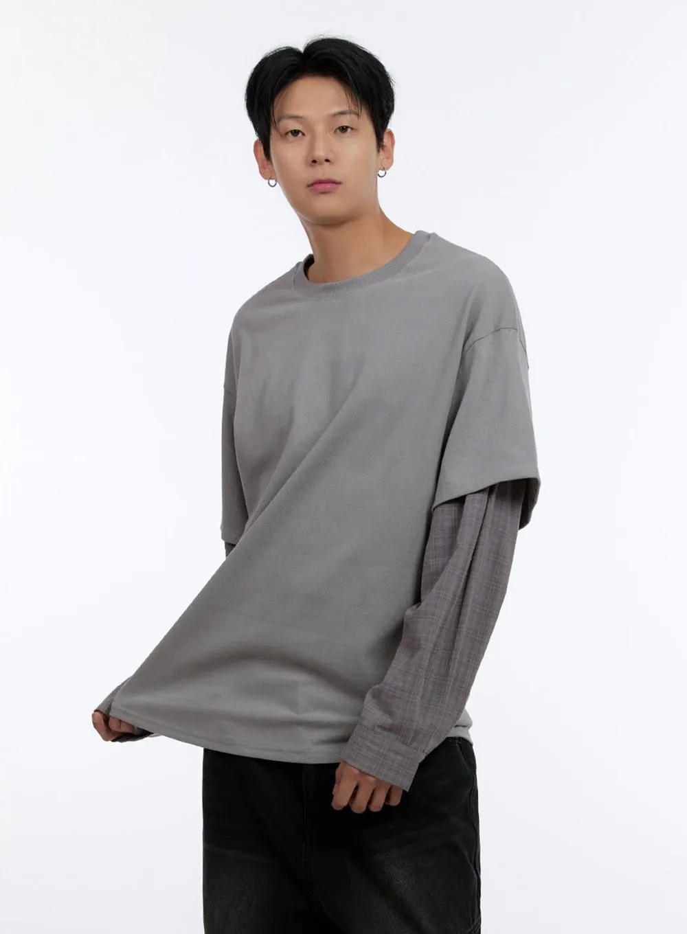 Men's Layered Shirt IO428