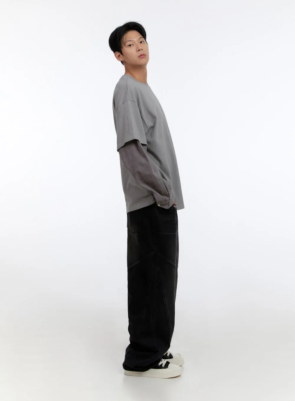 Men's Layered Shirt IO428
