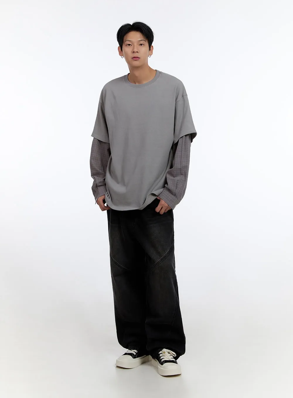 Men's Layered Shirt IO428