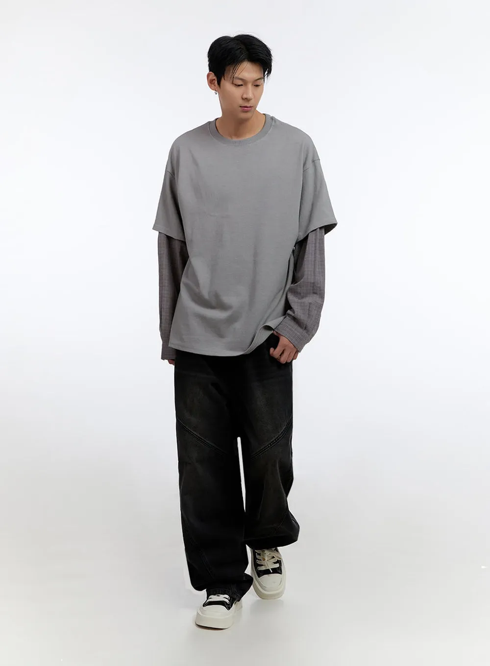 Men's Layered Shirt IO428