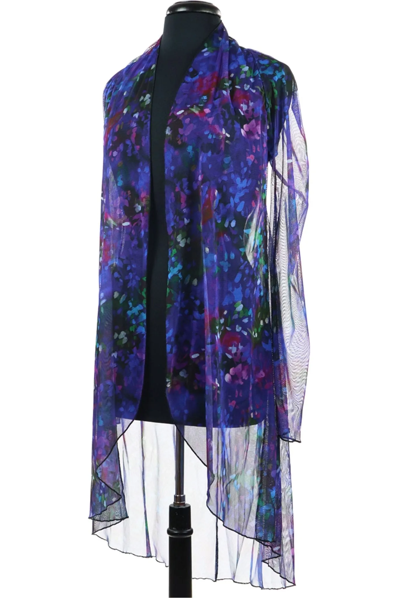 MIA Sheer Mid Length Print Duster