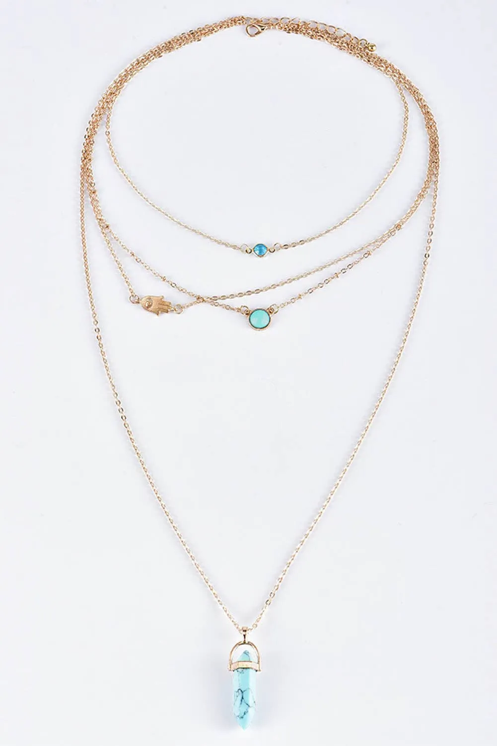 Multi-Layered Necklace-Gold