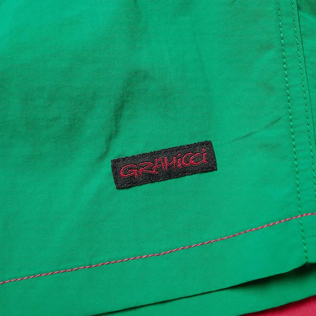 Shell Packable Shorts - Raspberry / Kelly