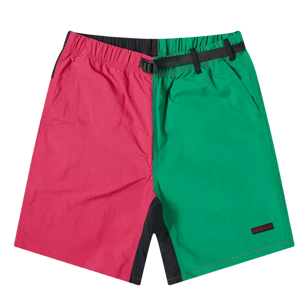 Shell Packable Shorts - Raspberry / Kelly